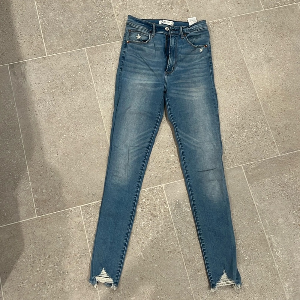 Abercrombie skinny ankle jeans